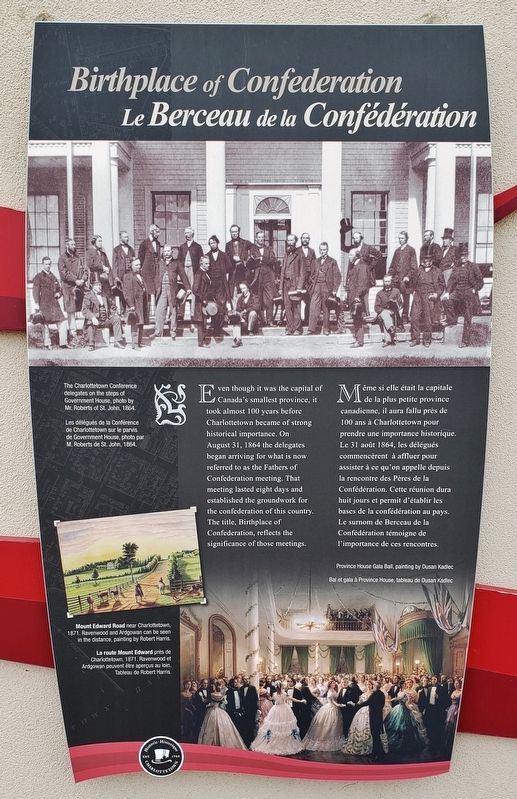 Birthplace of Confederation Marker. Click for full size. Birthplace of Confederation Marker image. Click for full size.