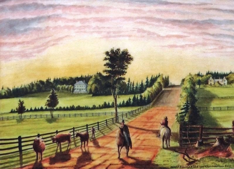 Marker detail: Mount Edward Road. Click for full size. Marker detail: Mount Edward Road image. Click for full size.