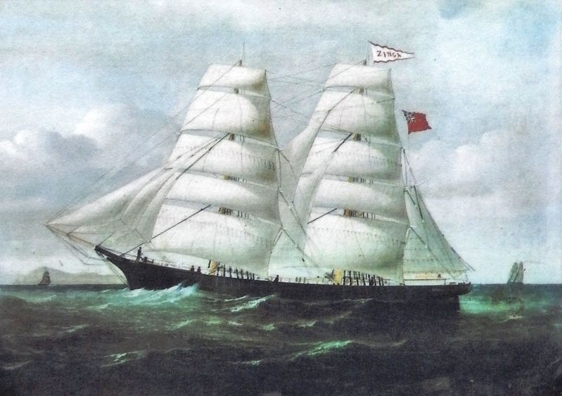 Marker detail: The Zinga. Click for full size. Marker detail: The Zinga image. Click for full size.