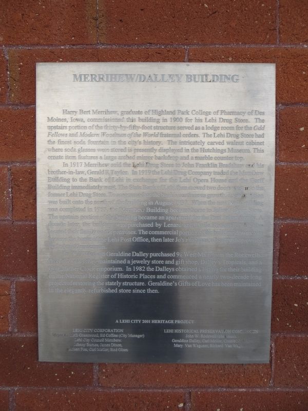 Merrihew/Dalley Building Marker image. Click for full size.