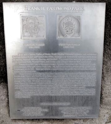 Frank H. Eastmond Park Marker image. Click for full size.