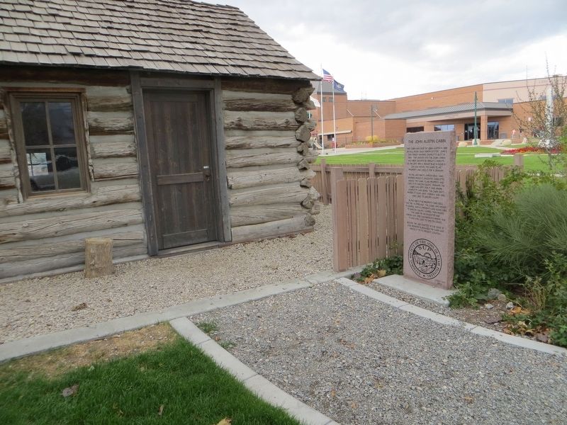John Austin Cabin Marker. Click for full size. John Austin Cabin Marker image. Click for full size.