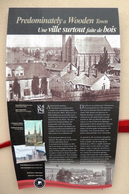 Predominantly a Wooden Town Marker. Click for full size. Predominantly a Wooden Town Marker image. Click for full size.