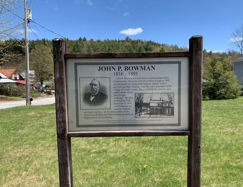 John P. Bowman Marker image. Click for full size.