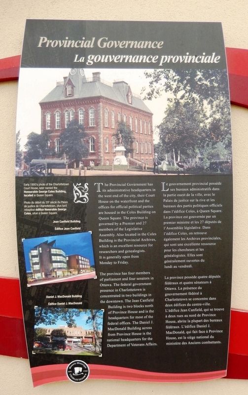 Provincial Governance Marker image. Click for full size.