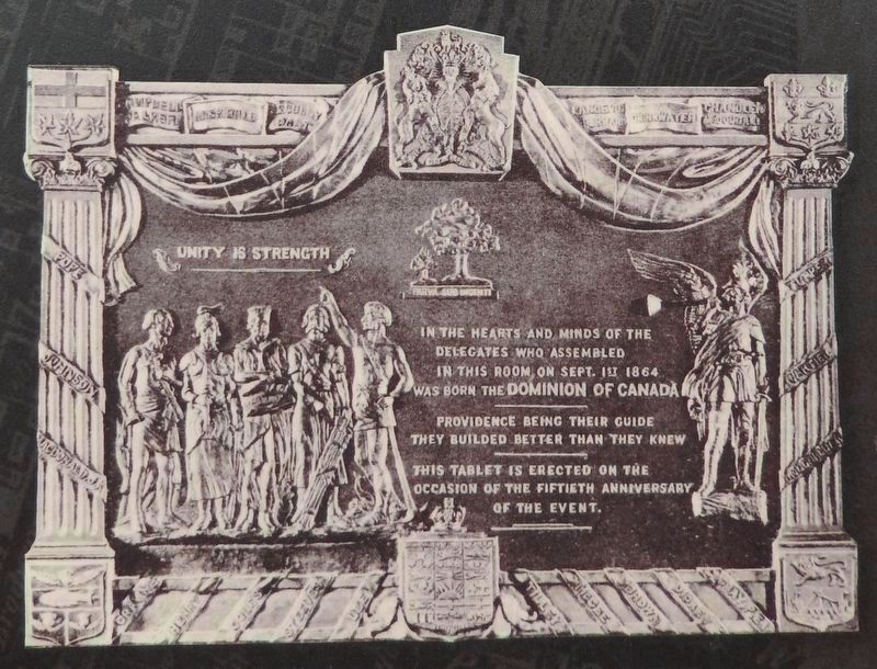 Marker detail: 1864 Commemorative Plaque image. Click for full size.