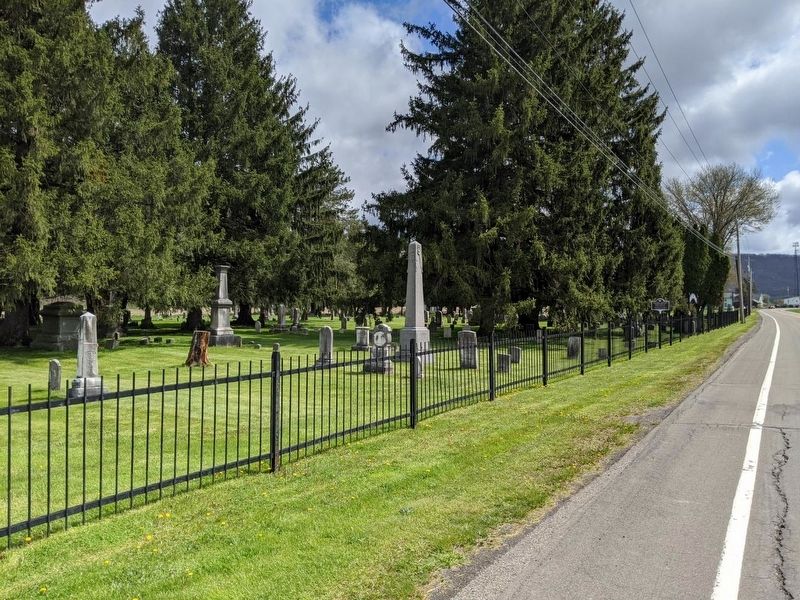 Riverside Cemetery Marker. Click for full size. Riverside Cemetery Marker image. Click for full size.