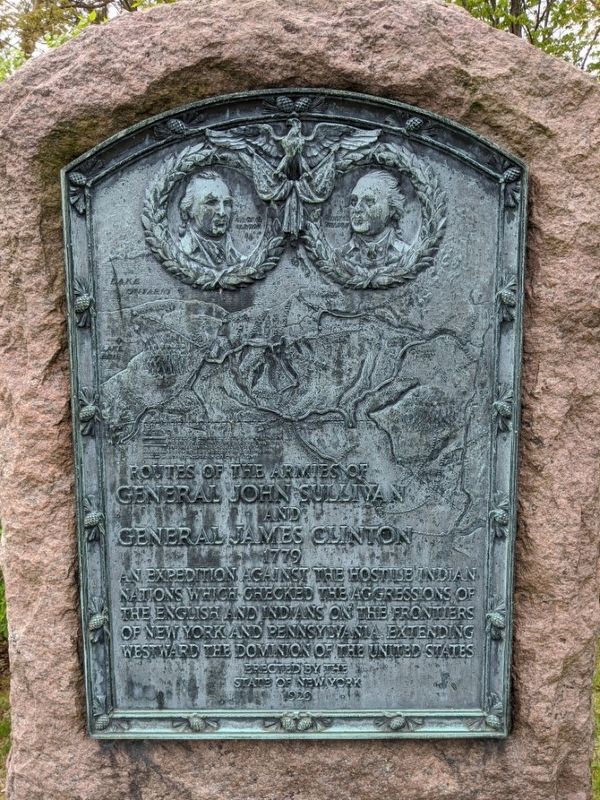Routes of the Armies Marker. Click for full size. Routes of the Armies Marker image. Click for full size.