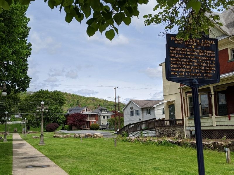 Pennsylvania Canal Marker. Click for full size. Pennsylvania Canal Marker image. Click for full size.