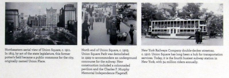 Union Square Community Mural key, part 2. Click for full size. Union Square Community Mural key, part 2 image. Click for full size.
