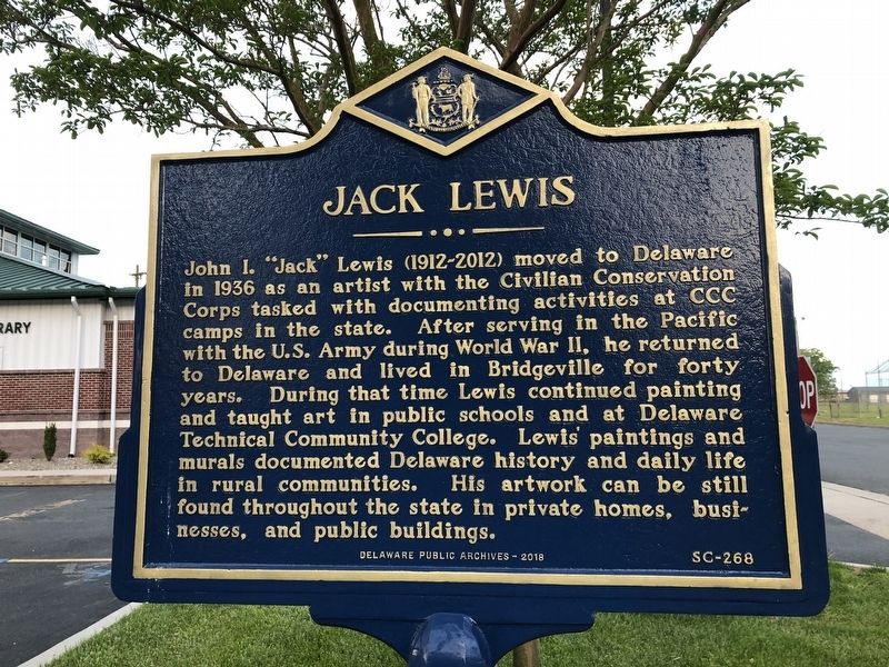Jack Lewis Marker. Click for full size. Jack Lewis Marker image. Click for full size.