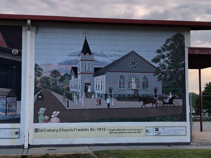 Old Calvary Church, Franklin St. Marker. Click for full size. Old Calvary Church, Franklin St. Marker image. Click for full size.