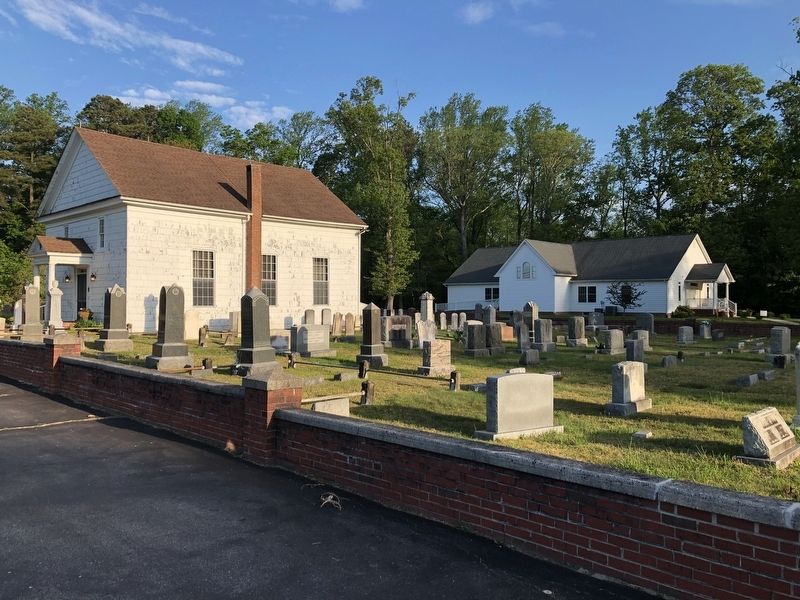 Cool Spring Presbyterian Church and its adjacent graveyard. Click for full size. Cool Spring Presbyterian Church and its adjacent graveyard image. Click for full size.