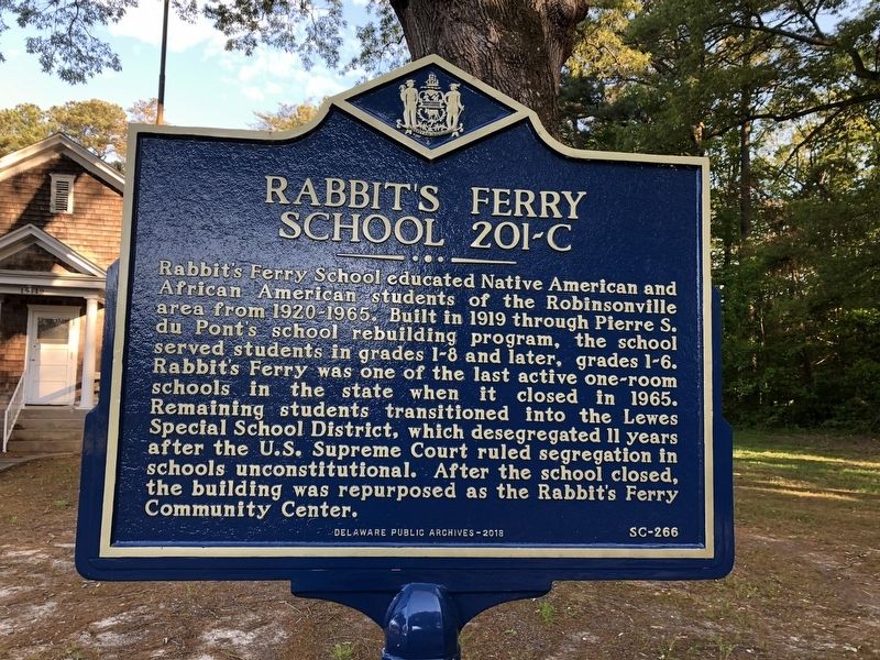 Rabbit's Ferry School 201-C Marker. Click for full size. Rabbit's Ferry School 201-C Marker image. Click for full size.