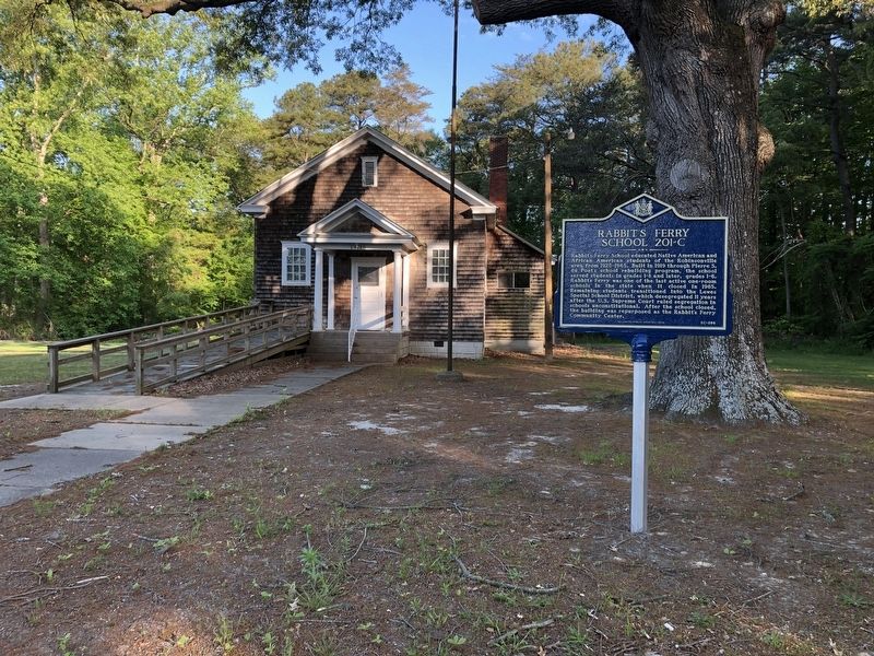 Rabbit's Ferry School 201-C Marker. Click for full size. Rabbit's Ferry School 201-C Marker image. Click for full size.