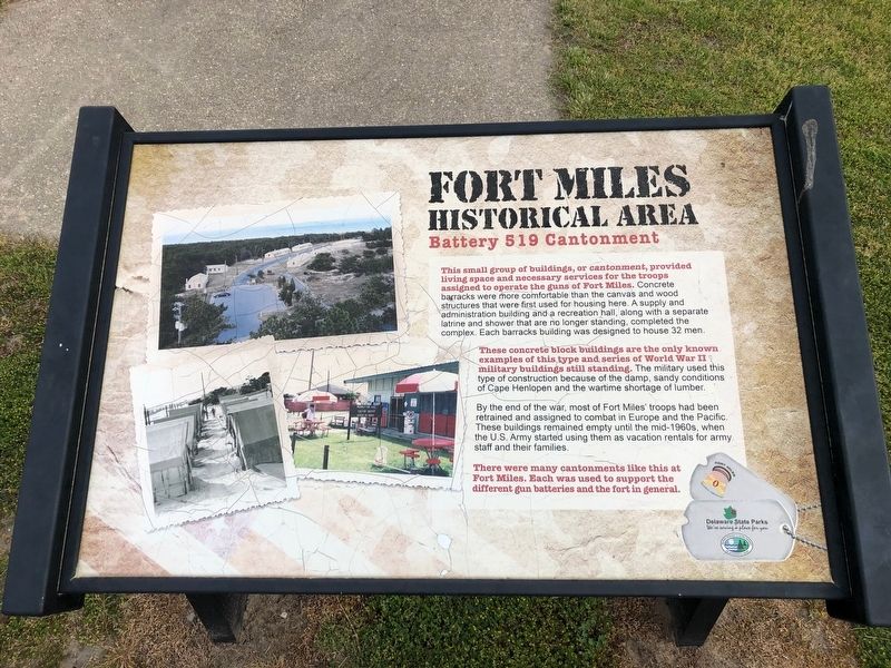 Fort Miles Historical Area Marker image. Click for full size.