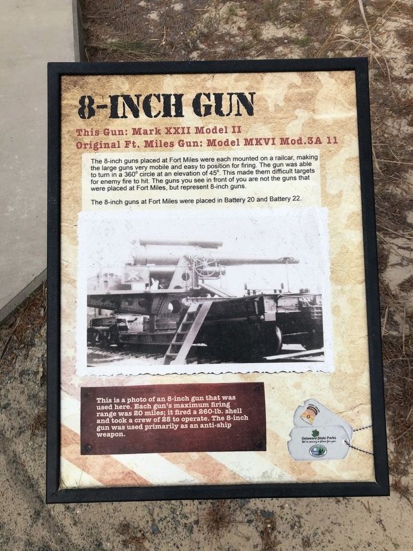 8-inch Gun Marker image. Click for full size.