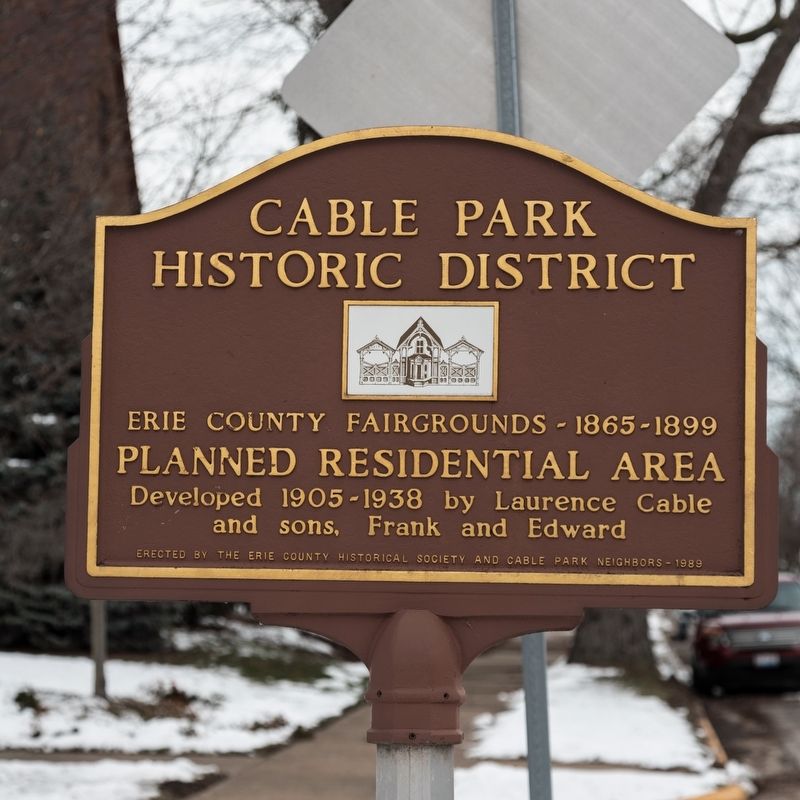 Cable Park Historic District Marker image. Click for full size.