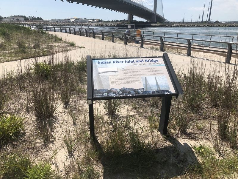 Indian River Inlet and Bridge Marker image. Click for full size.