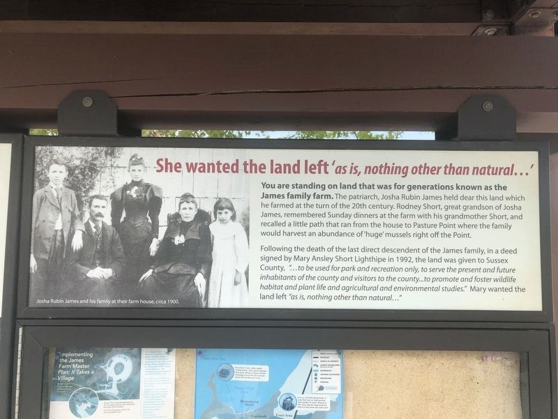She wanted the land left <i>'as is, nothing other than natural...'</i> Marker. Click for full size. She wanted the land left <i>'as is, nothing other than natural...'</i> Marker image. Click for full size.