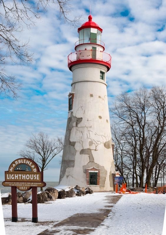 1821 Marblehead Lighthouse, Lake Erie, Ohio. Click for full size. 1821 Marblehead Lighthouse, Lake Erie, Ohio image. Click for full size.
