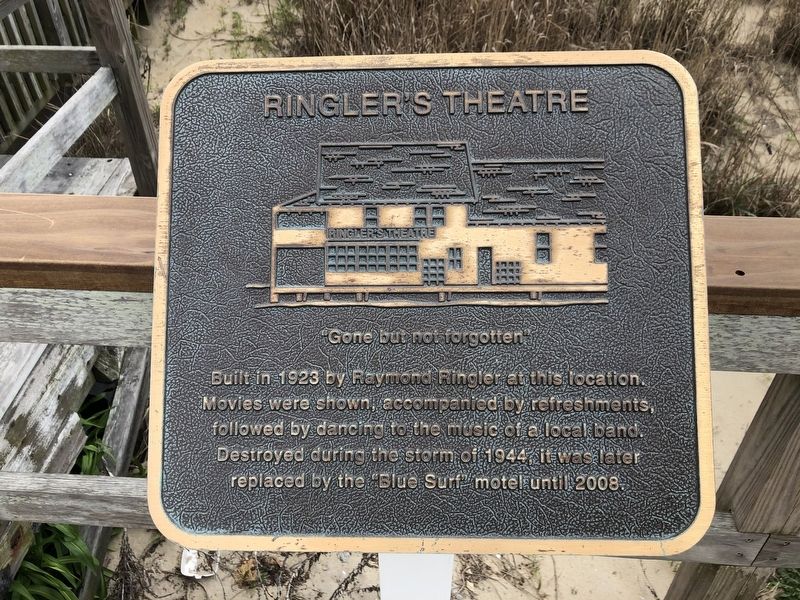Ringler's Theatre Marker image. Click for full size.