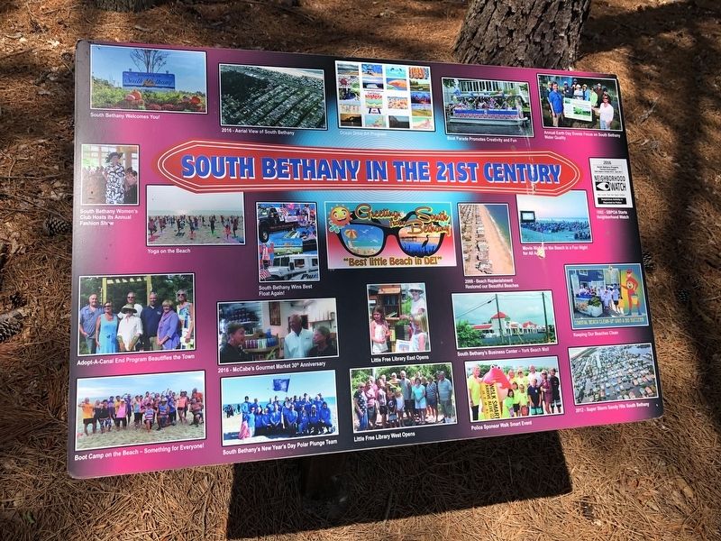 South Bethany in the 21st Century Marker. Click for full size. South Bethany in the 21st Century Marker image. Click for full size.