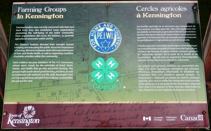 Farming Groups in Kensington Marker. Click for full size. Farming Groups in Kensington Marker image. Click for full size.