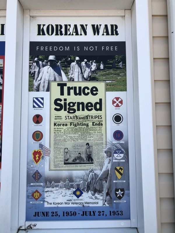 Korean War Marker. Click for full size. Korean War Marker image. Click for full size.