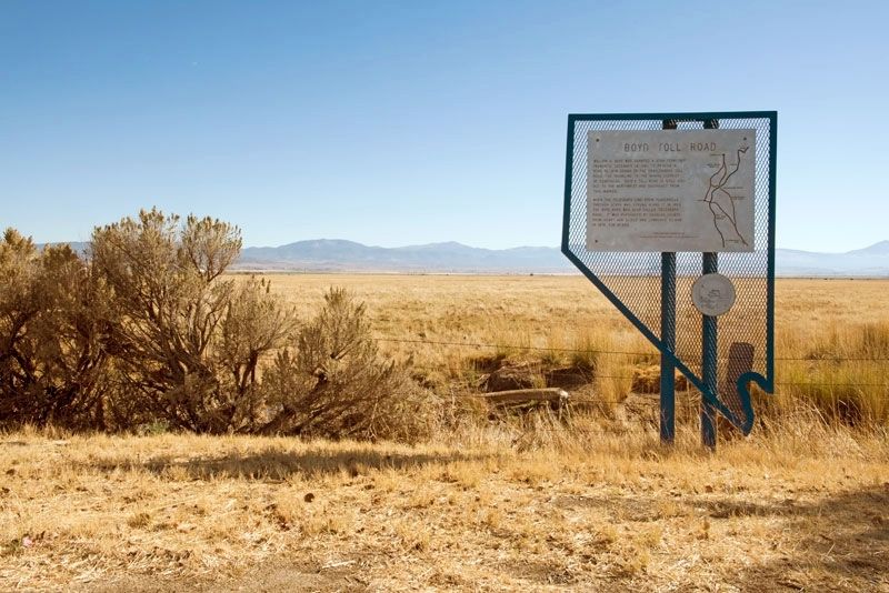 Boyd Toll Road Marker. Click for full size. Boyd Toll Road Marker image. Click for full size.