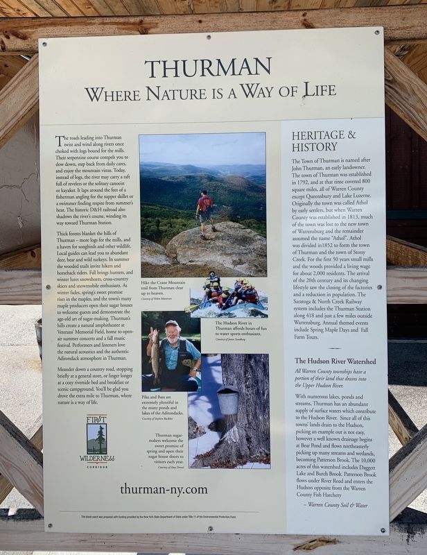 Thurman Marker image. Click for full size.