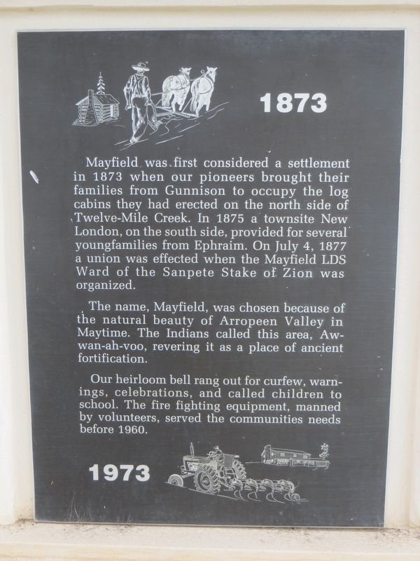 Mayfield Centennial Marker image. Click for full size.
