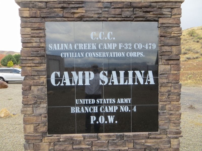 Camp Salina Marker image. Click for full size.