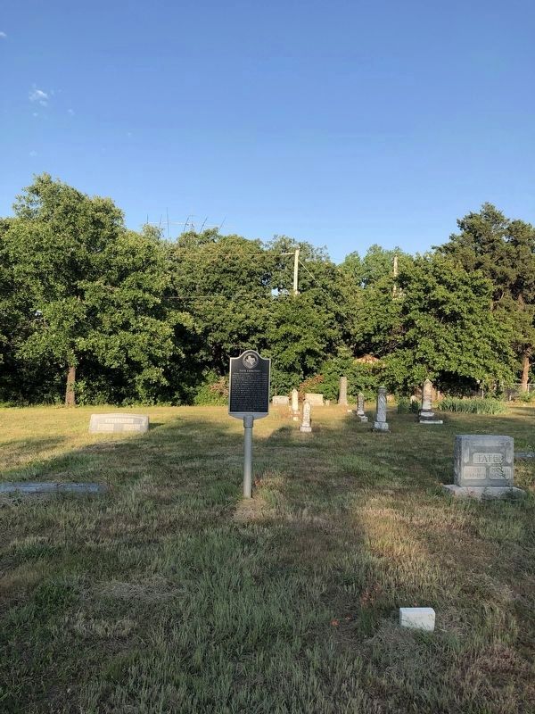Tate Cemetery Marker. Click for full size. Tate Cemetery Marker image. Click for full size.