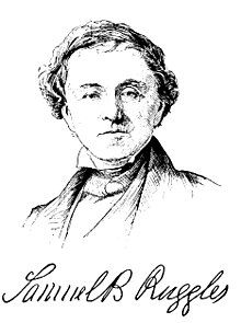 Samuel B. Ruggles. Click for full size. Samuel B. Ruggles image. Click for full size.