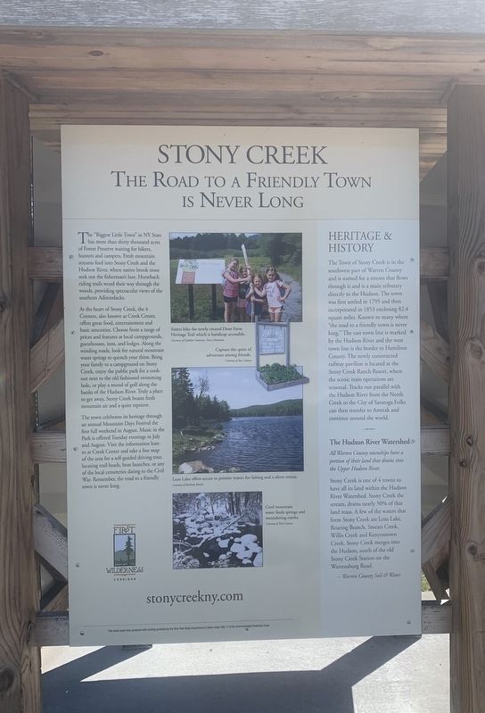 Stony Creek Marker. Click for full size. Stony Creek Marker image. Click for full size.