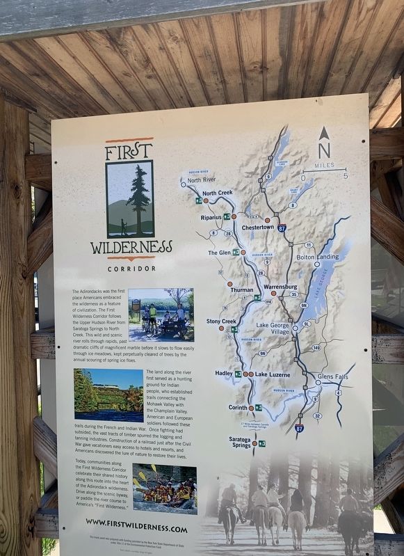 Lake Luzerne Marker image. Click for full size.