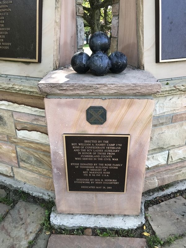 Cumberland County Civil War Veterans Monument image. Click for full size.