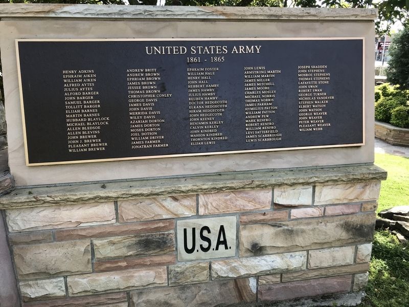 Cumberland County Civil War Veterans Monument image. Click for full size.