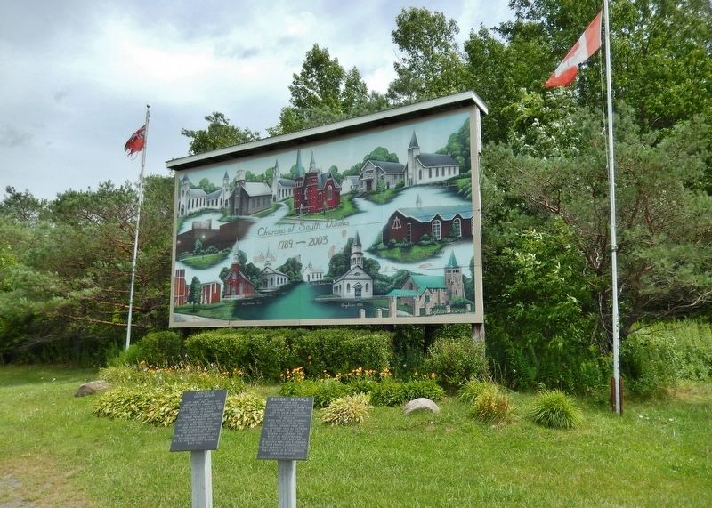 Churches of South Dundas Marker image. Click for full size.