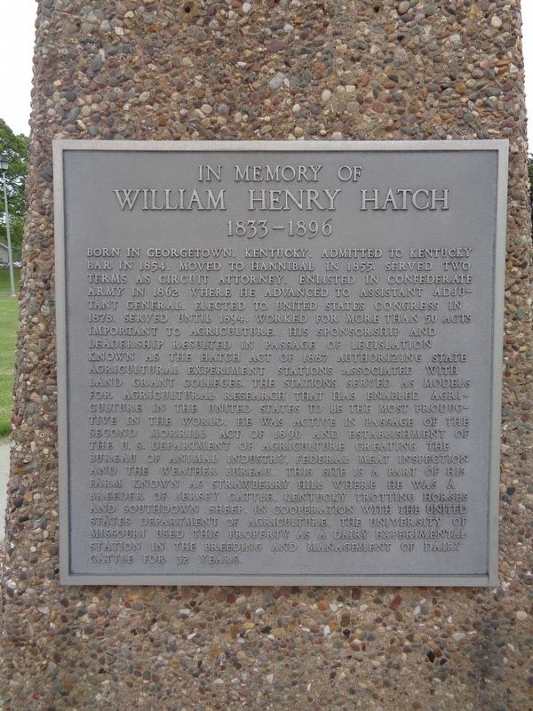 In Memory of William Henry Hatch Marker image. Click for full size.