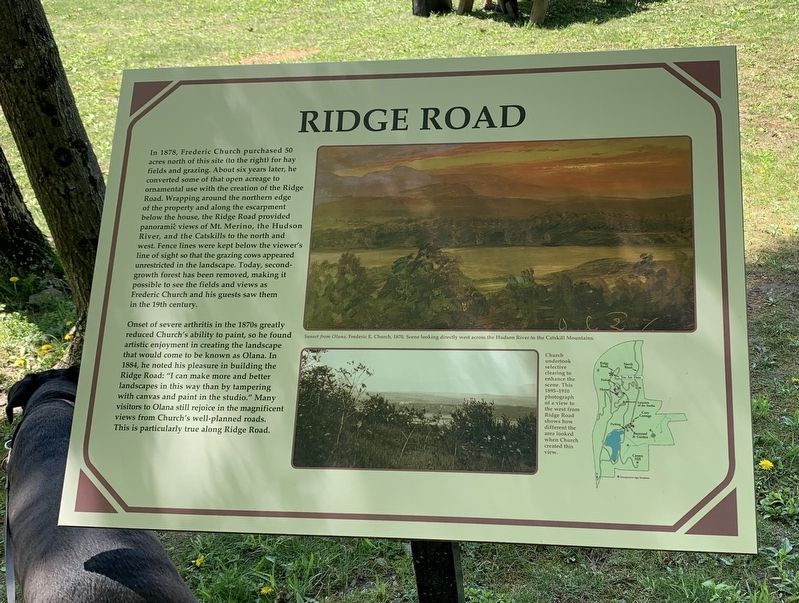 Ridge Road Marker image. Click for full size.
