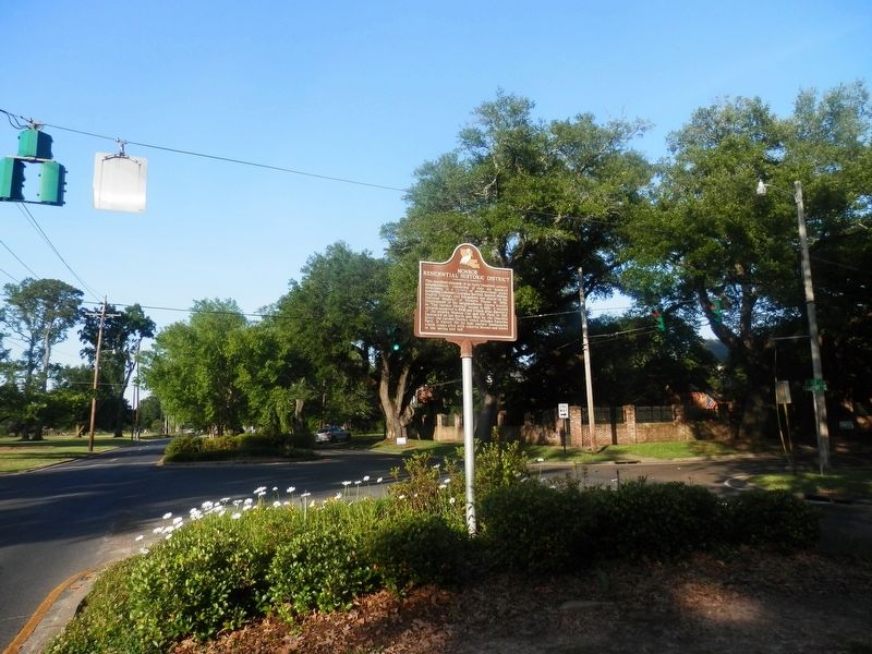 Monroe Residential Historic District Marker. Click for full size. Monroe Residential Historic District Marker image. Click for full size.