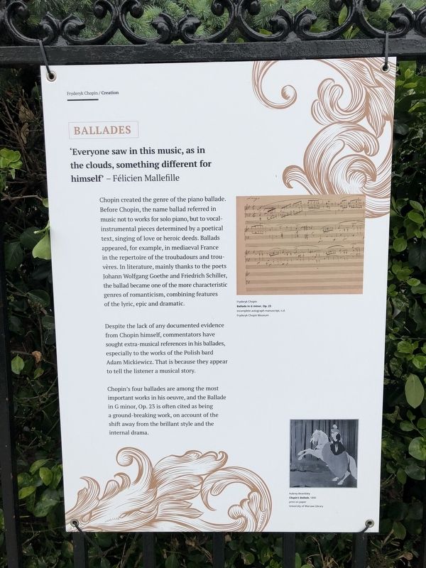 Ballades Marker. Click for full size. Ballades Marker image. Click for full size.