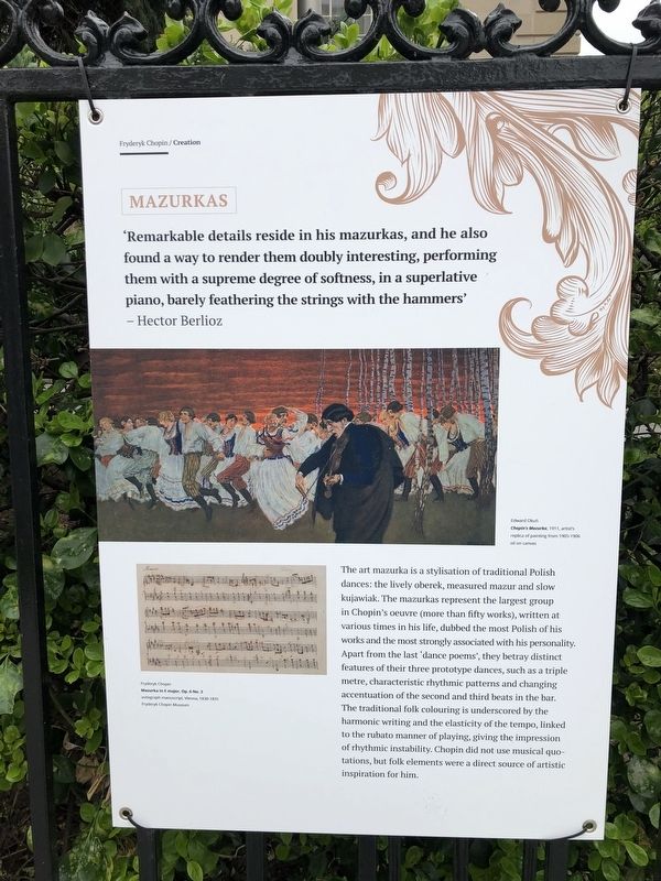 Mazurkas Marker. Click for full size. Mazurkas Marker image. Click for full size.