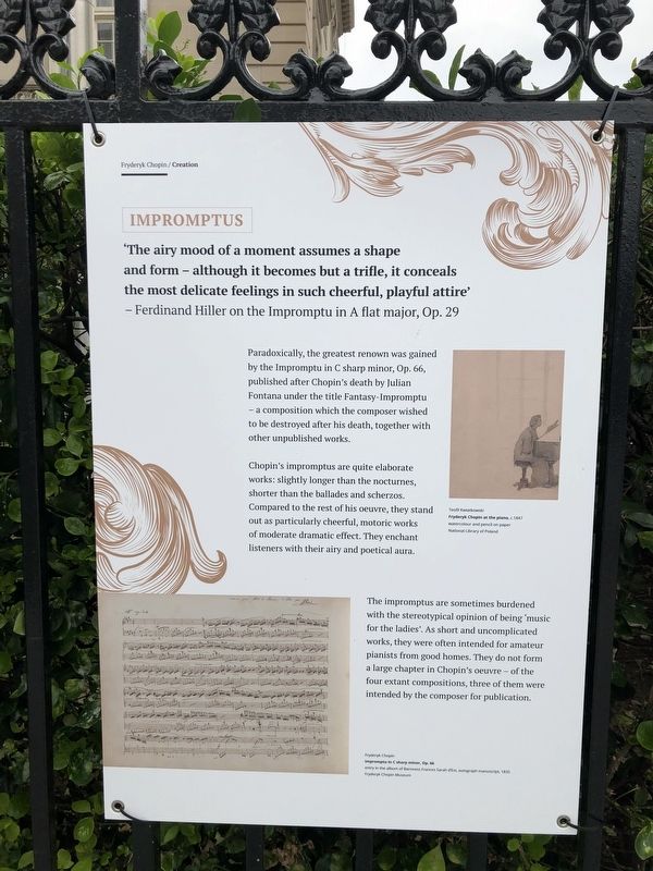 Impromptus Marker. Click for full size. Impromptus Marker image. Click for full size.