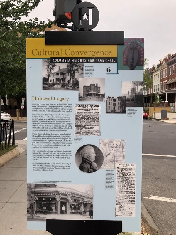 Holmead Legacy Marker. Click for full size. Holmead Legacy Marker image. Click for full size.