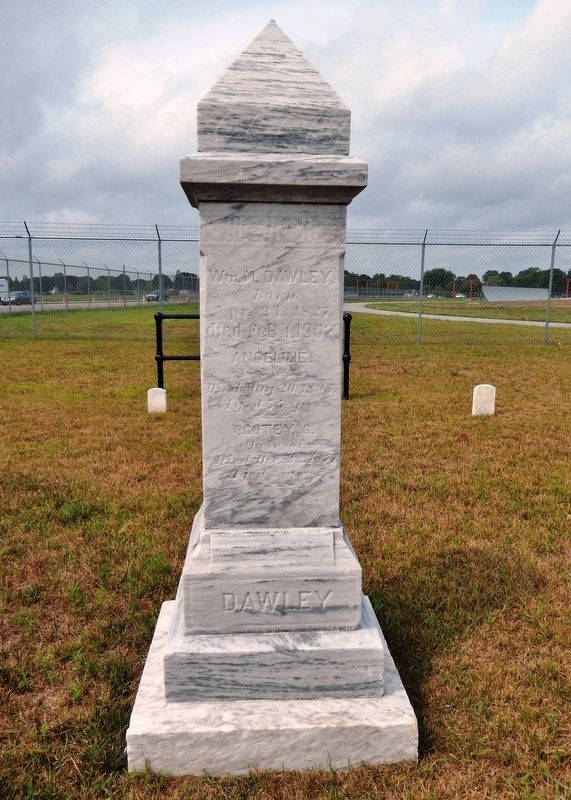 William M. Dawley Monument. Click for full size. William M. Dawley Monument image. Click for full size.