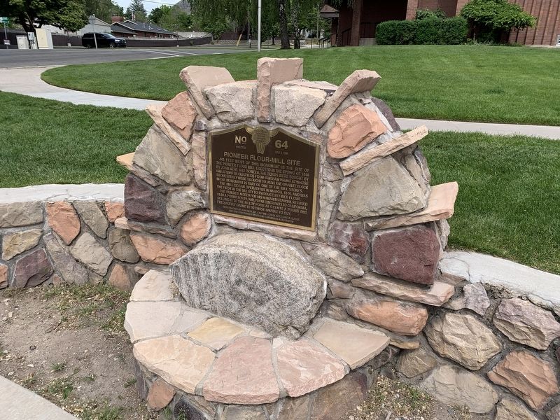 Pioneer Flour-Mill Site Marker. Click for full size. Pioneer Flour-Mill Site Marker image. Click for full size.