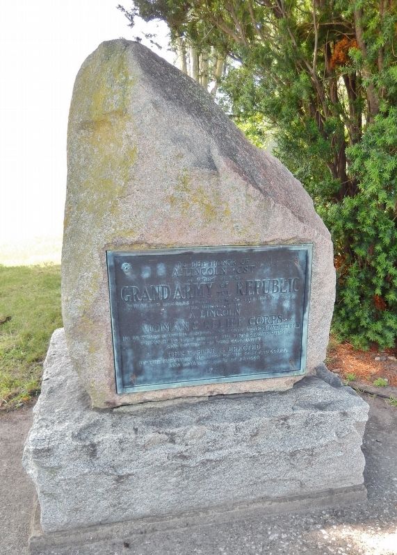 Grand Army of the Republic Marker. Click for full size. Grand Army of the Republic Marker image. Click for full size.